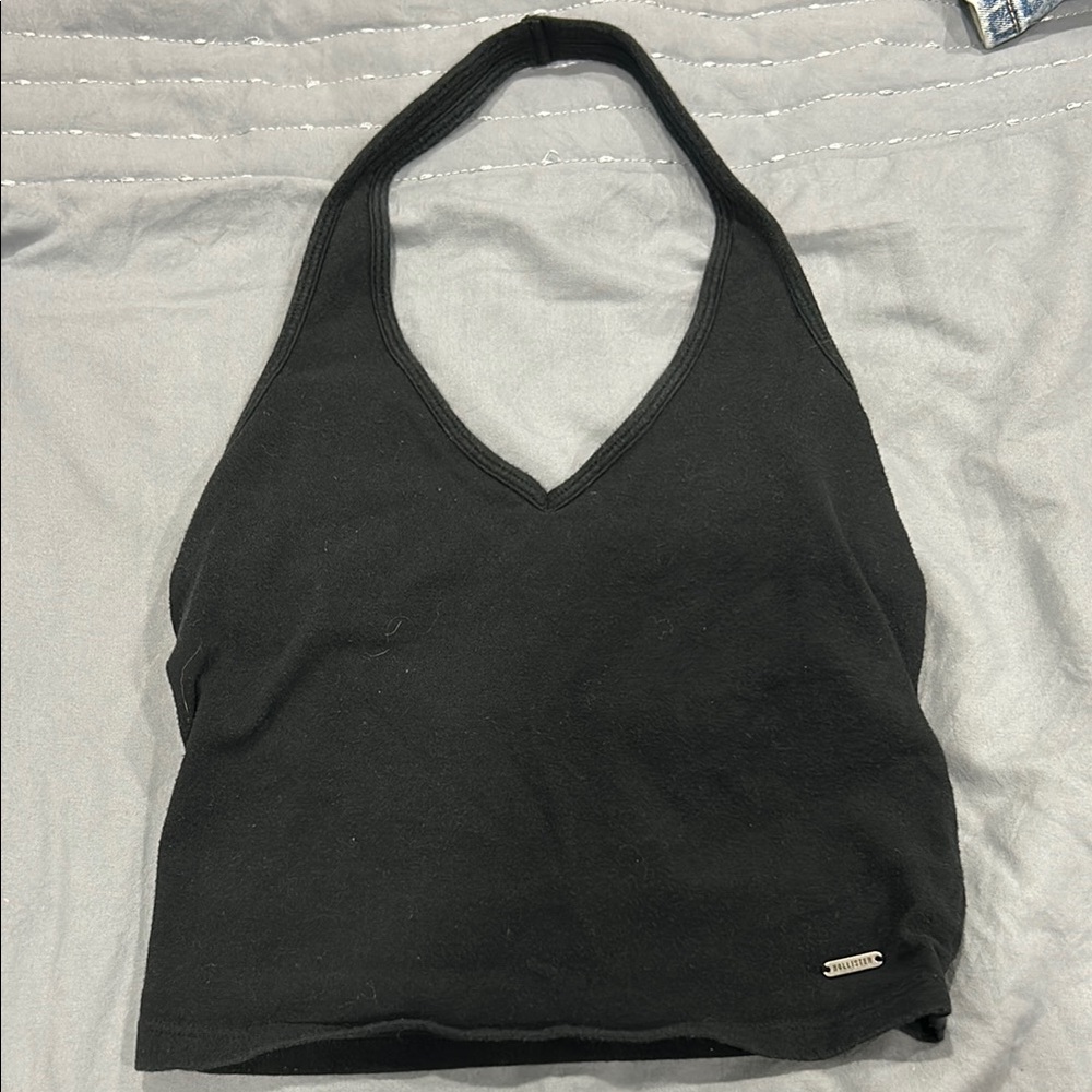 Black Halter Top